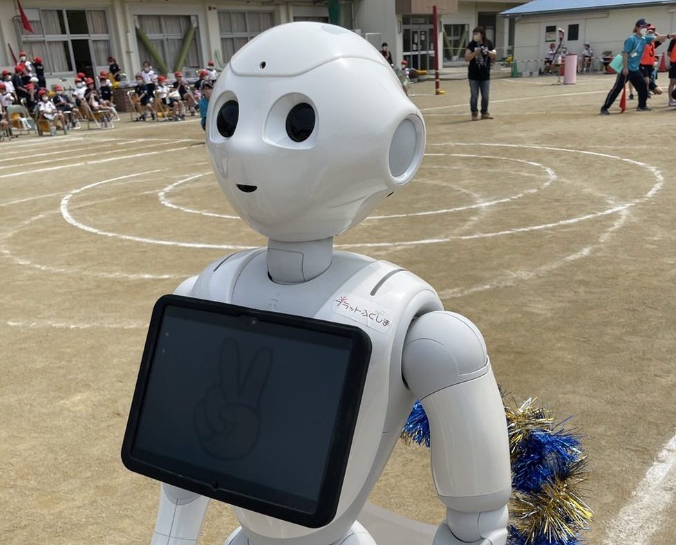 運動会でpepper活躍