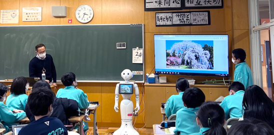 西田学園６年生「Pepperプログラミング授業」