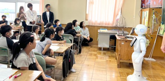 富田小学校Pepper授業見学