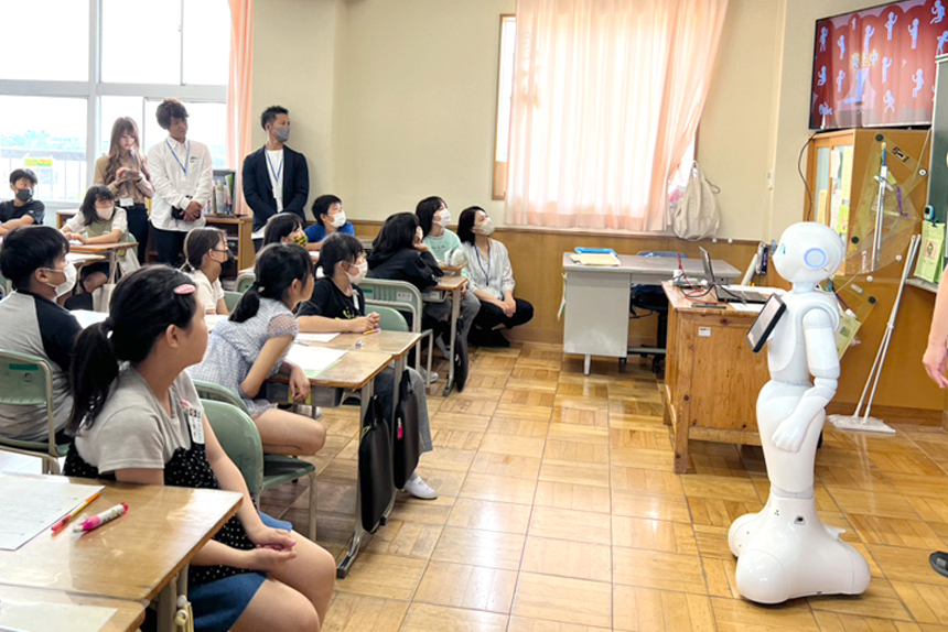 富田小学校Pepper授業見学