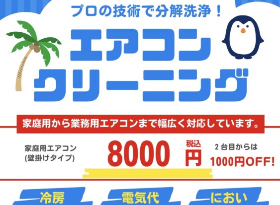 家庭用エアコン洗浄